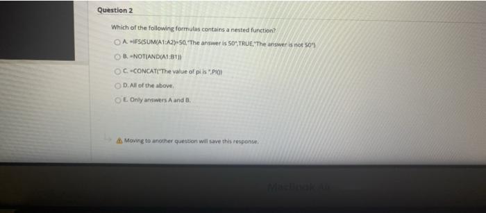 hans After saving an answer to a question, you