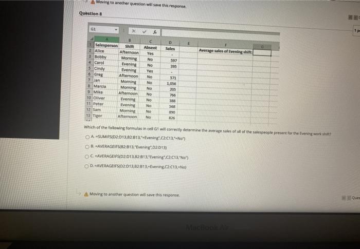 hans After saving an answer to a question, you