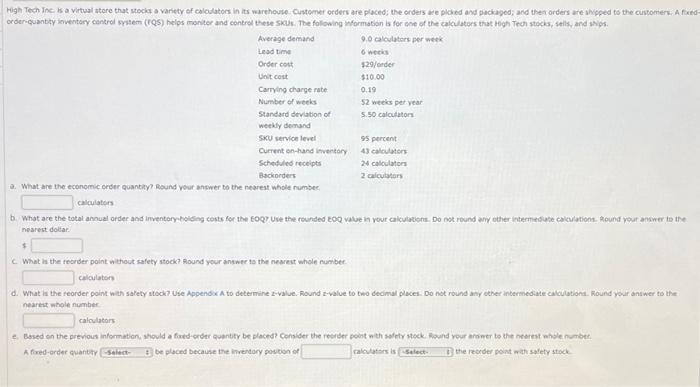 High Tech Inc a virtual store that stocks a