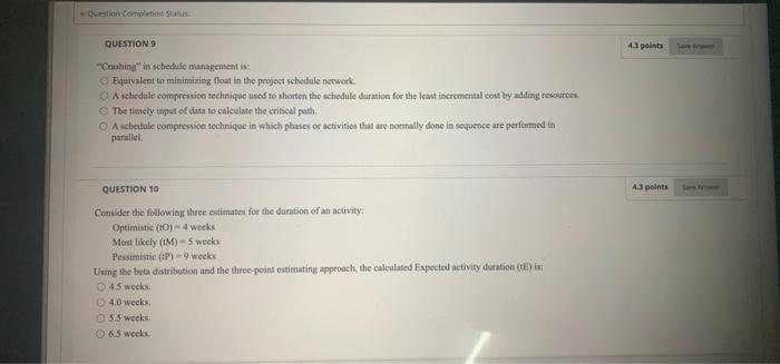 Question Completion Status QUESTION 7 COPER