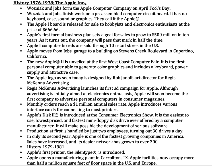 Based in above BCG matrix Apple Company adopt its