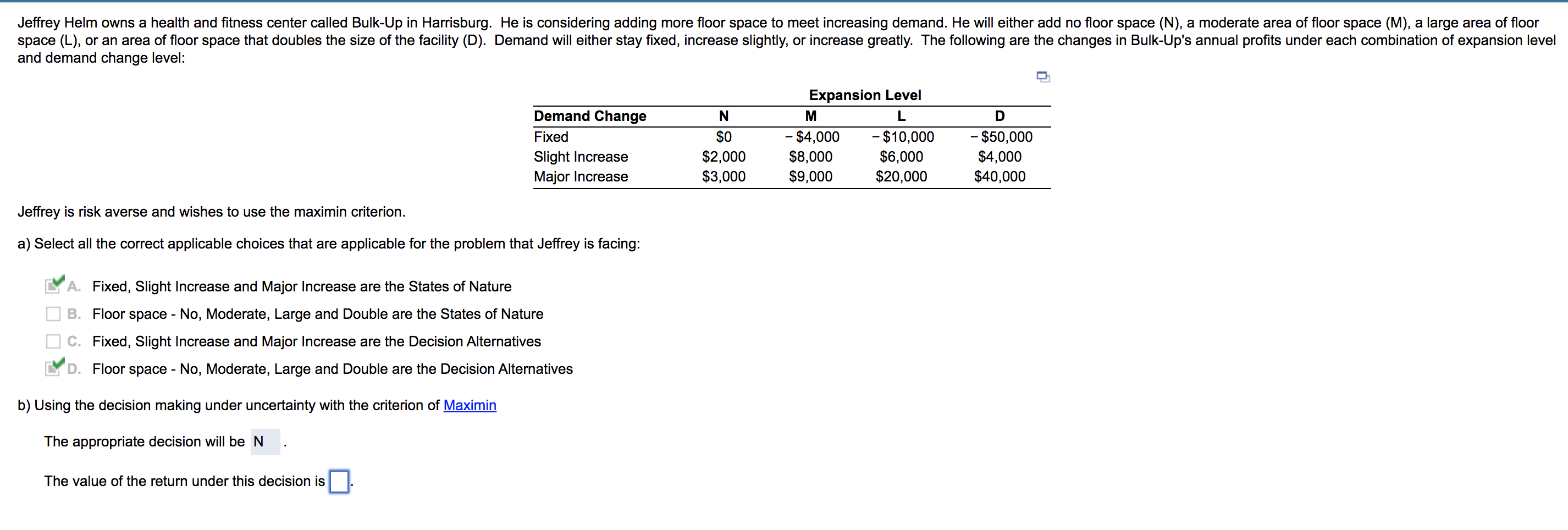 Jeffrey Helm owns a health and fitness center