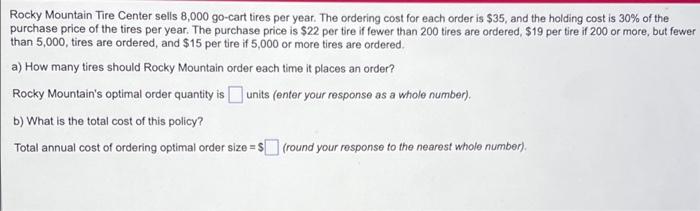 Rocky Mountain Tire Center sells 8,000 go-cart