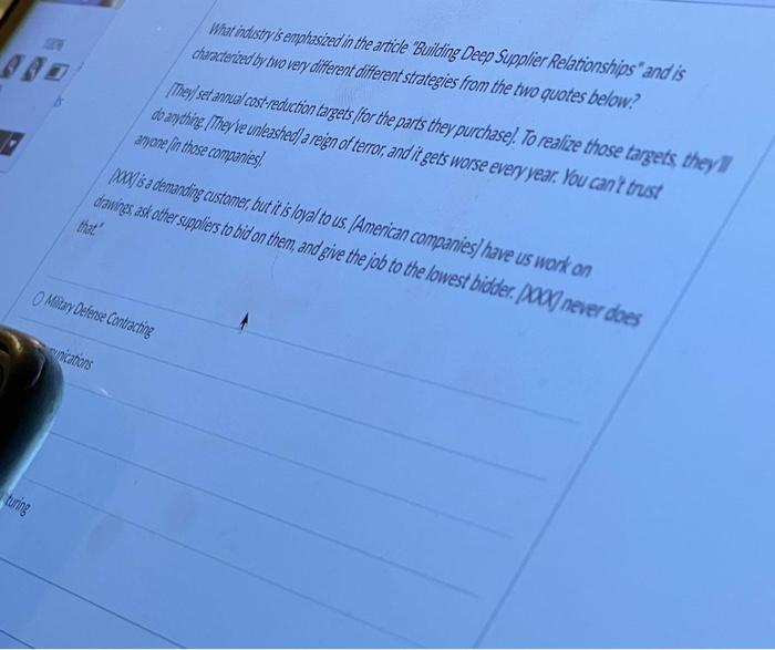 What industry is emphasized in the article