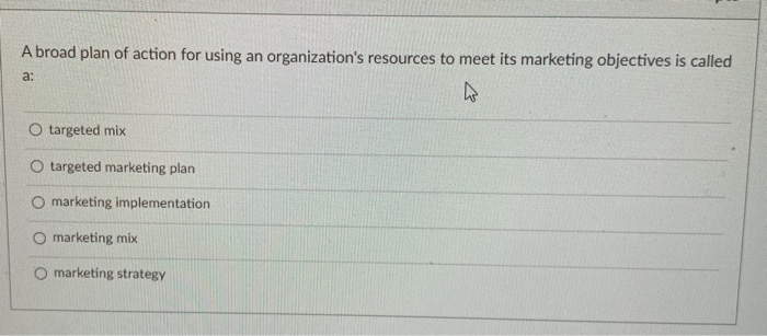 2 pts Question 1 If marketers assume that all