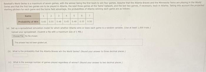 Baseball's World Series is a maximum of seven