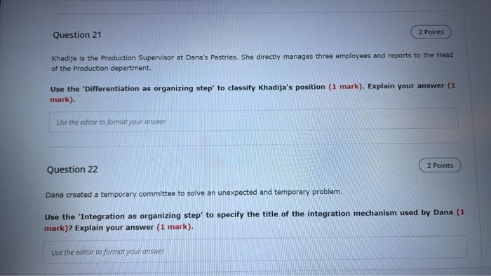 Question 17 2 Points Dana Pastries sell all types