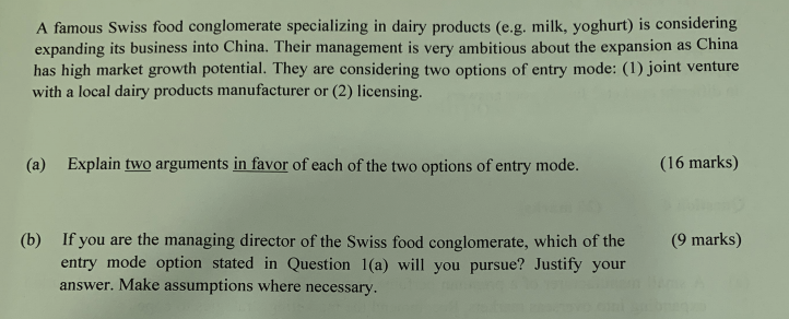 A famous Swiss food conglomerate specializing in