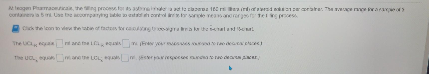 At Isogen Pharmaceuticals, the filling process