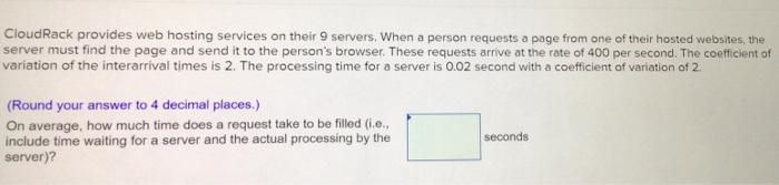 CloudRack provides web hosting services on their