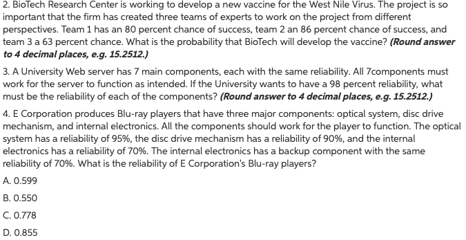 2. BioTech Research Center is working to develop