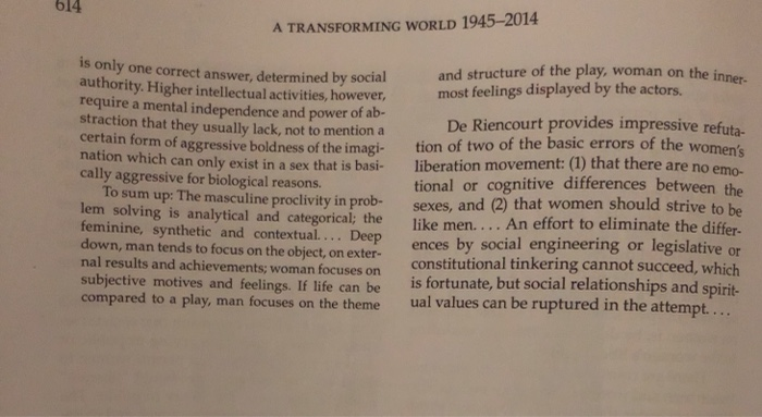 I need 4 strong question based on reading?