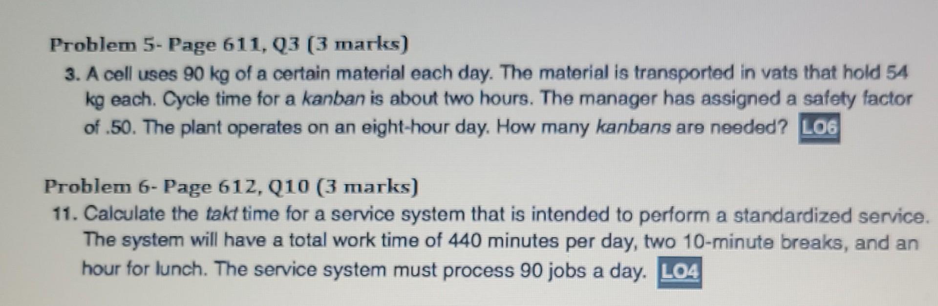 please help Problem 5- Page 611, Q3 (3 marks) 3.