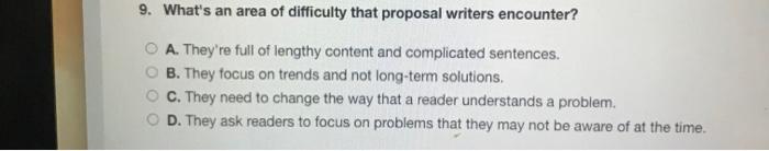 7. What should you, the writer, consider when