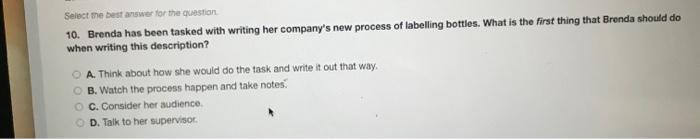 7. What should you, the writer, consider when