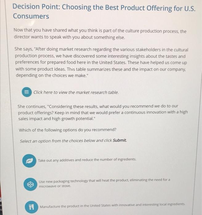 Decision Point: Choosing the Best Product