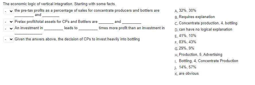 The economic logic of vertical integration.