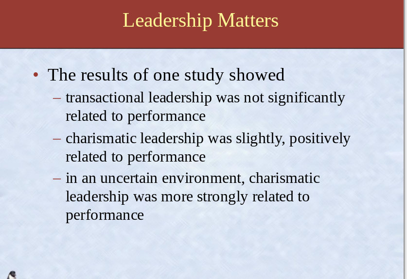 kindly explain this slide in detail Leadership