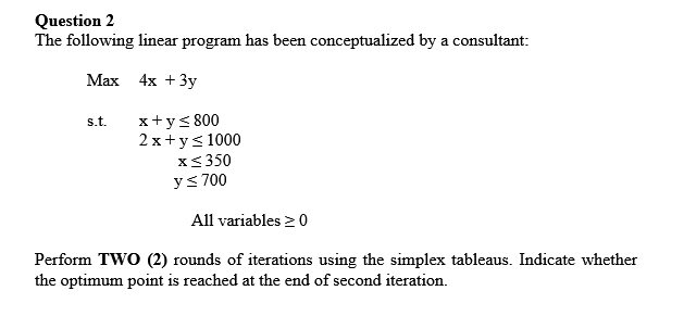 **OPERATIONS RESEARCH** **OPERATIONS RESEARCH**