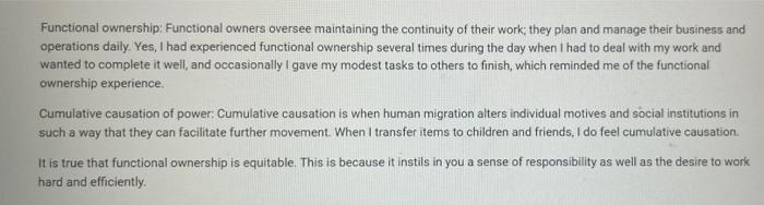 please give a peer response for this post within