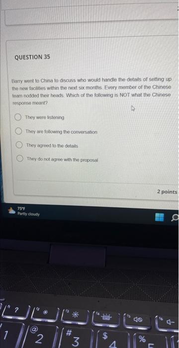 You are interviowng a candidate for a new