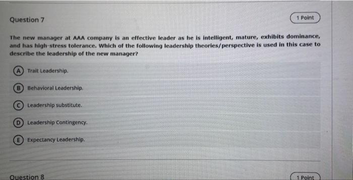 E Authority 1 Point Question 4 operational