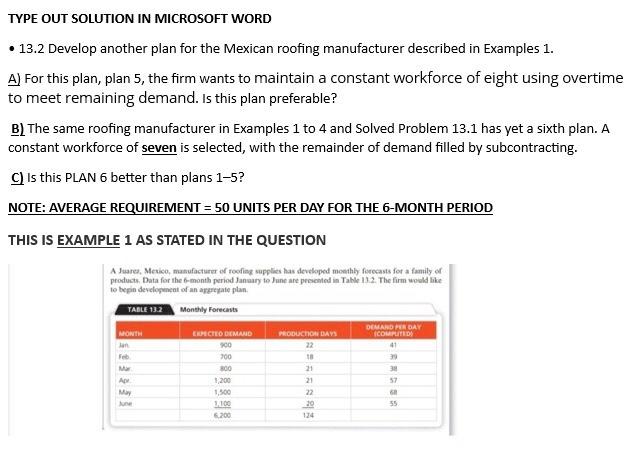 TYPE OUT SOLUTION IN MICROSOFT WORD 13.2 Develop