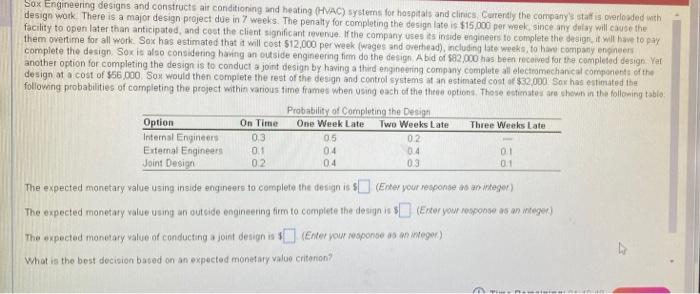 Sox Engineering designs and constructs air