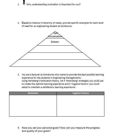 1. Why understanding motivation is important for
