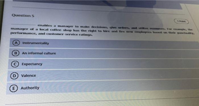 I need the answer without details Question 4 As a