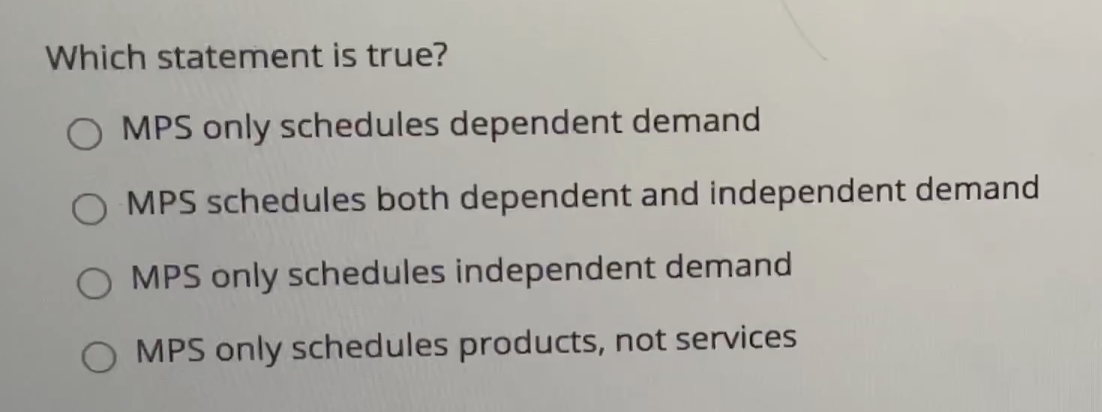 Which statement about Fixed Order Quantity is the