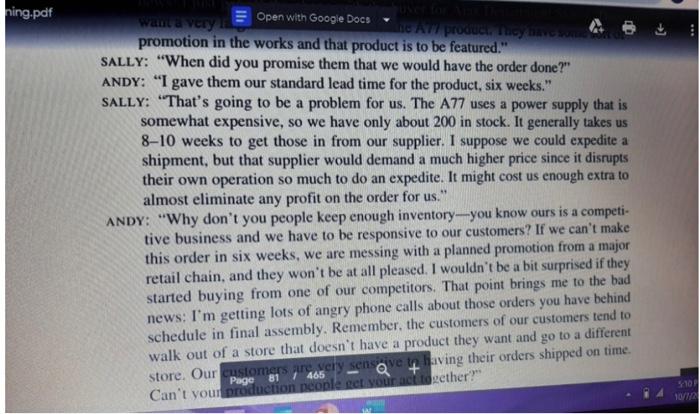 course: warehousing managemnet answer as soon as