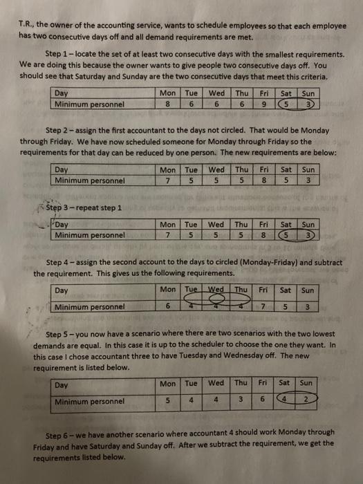 2 Continue this process until you have met all