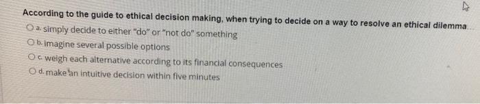 please quick help 24 According to the guide to