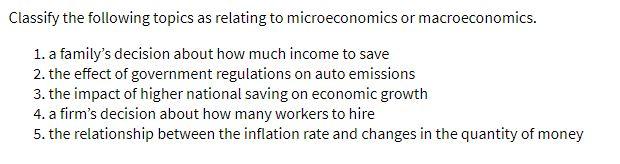 Classify the following topics as relating to