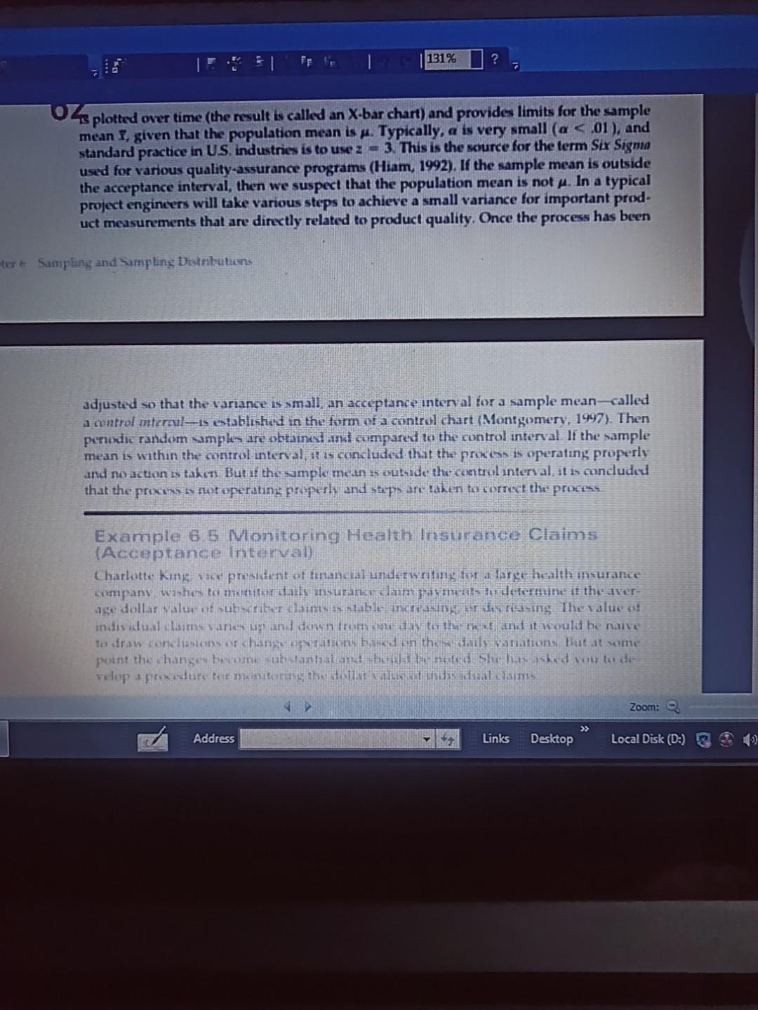 131% ? % plotted over time (the result is called