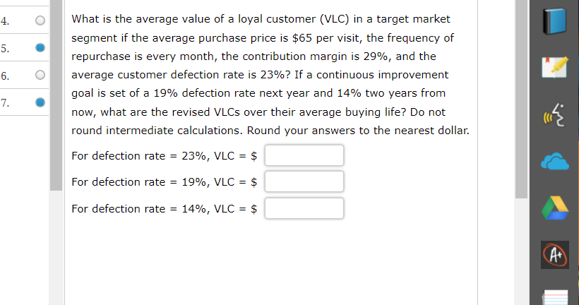 4. 5. 6. What is the average value of a loyal