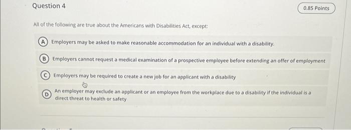 All of the following are true about the Americans