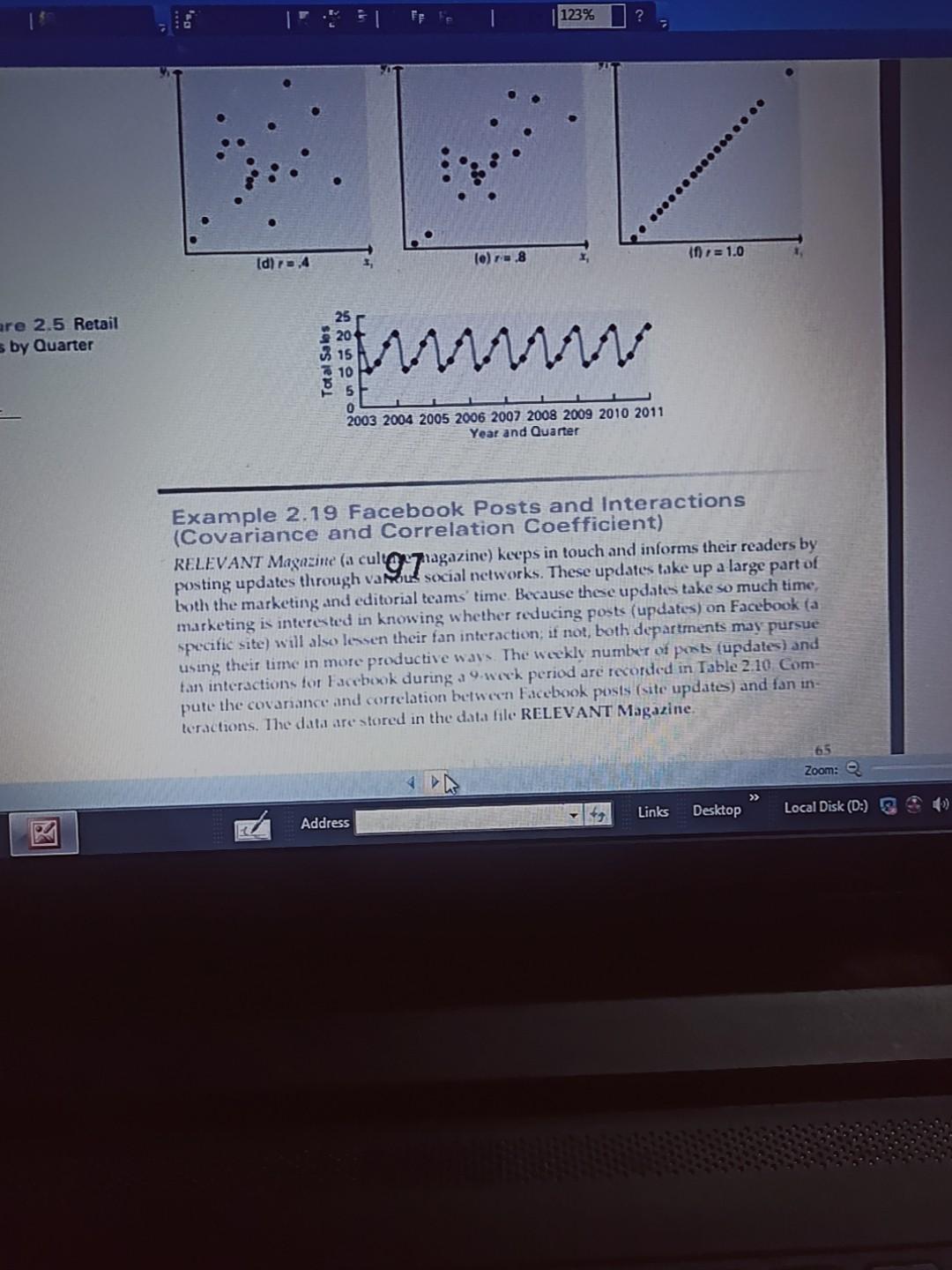 uj 123% lo) - 8 (1) = 1.0 (d) 3,4 are 2.5 Retail