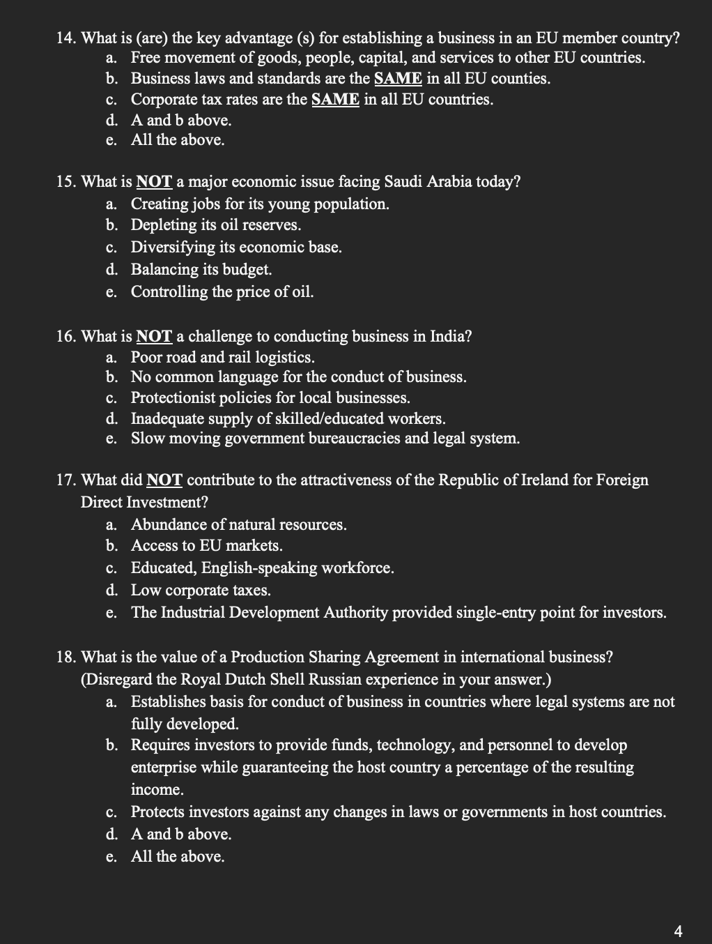 14. What is (are) the key advantage (s) for