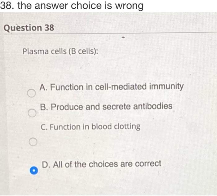 the answer is wrong 38. the answer choice is