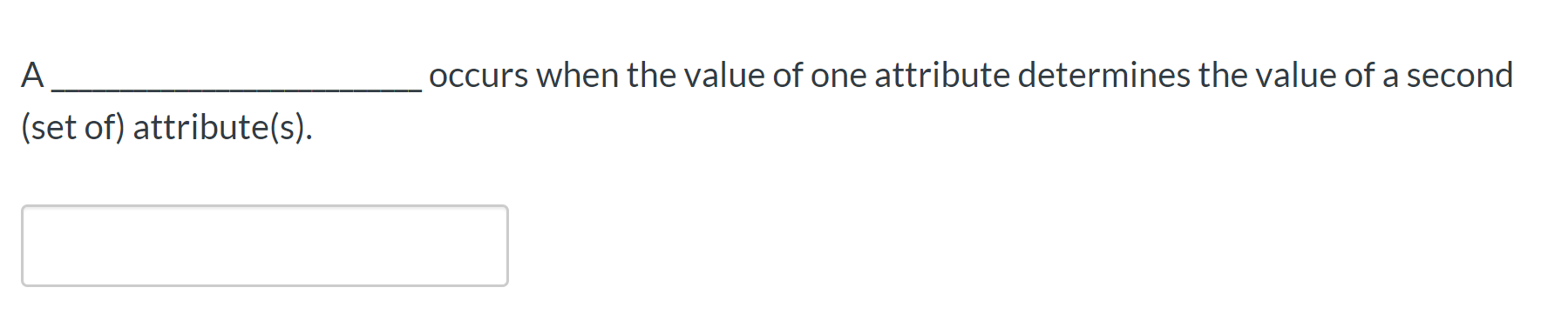 A key is an artificial column added to a table to