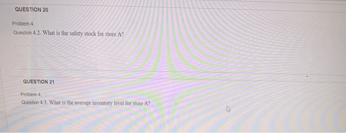 Problem 4. A Target DC supplies a certain product
