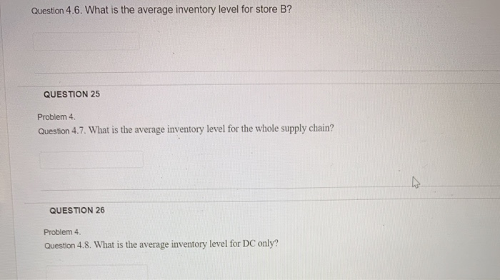 Problem 4. A Target DC supplies a certain product