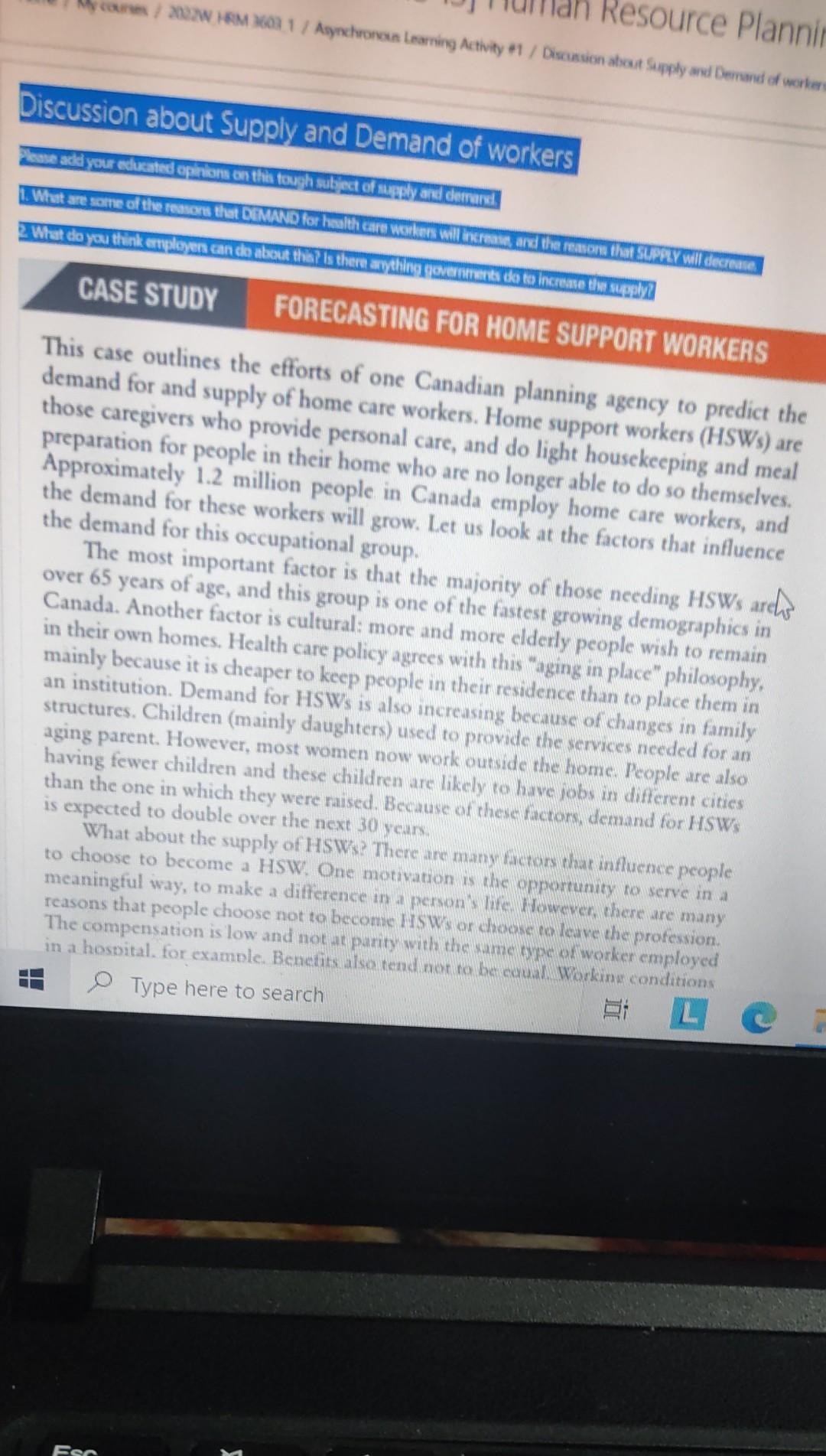 My con WAM MO 1 / Asynchronoun Learning Activity