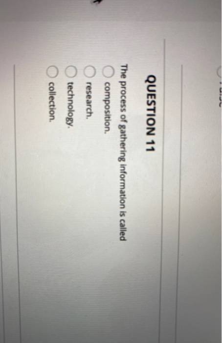 QUESTION 14 Which of the following message