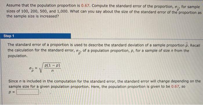 Pls help Assume that the population proportion is