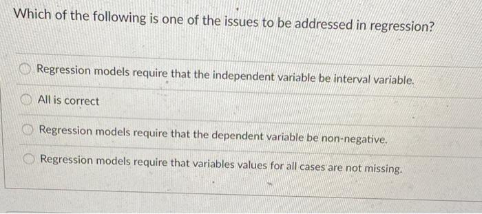 From what we covered in class, which of the