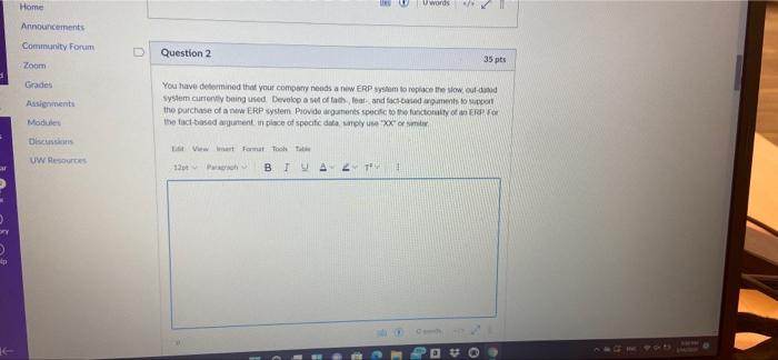 words Home Announcements Community Forum Question