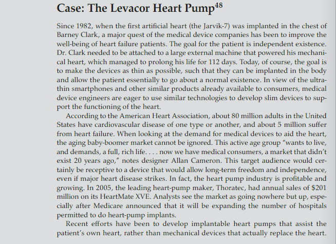 What is the problem Levacor Heart pump is facing